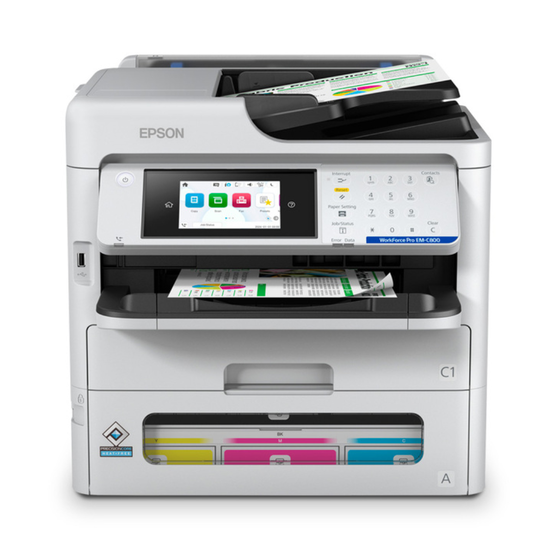 Epson WorkForce Pro EM-C800 | A4 Colour MFP - with Full Set of Inks and Installation