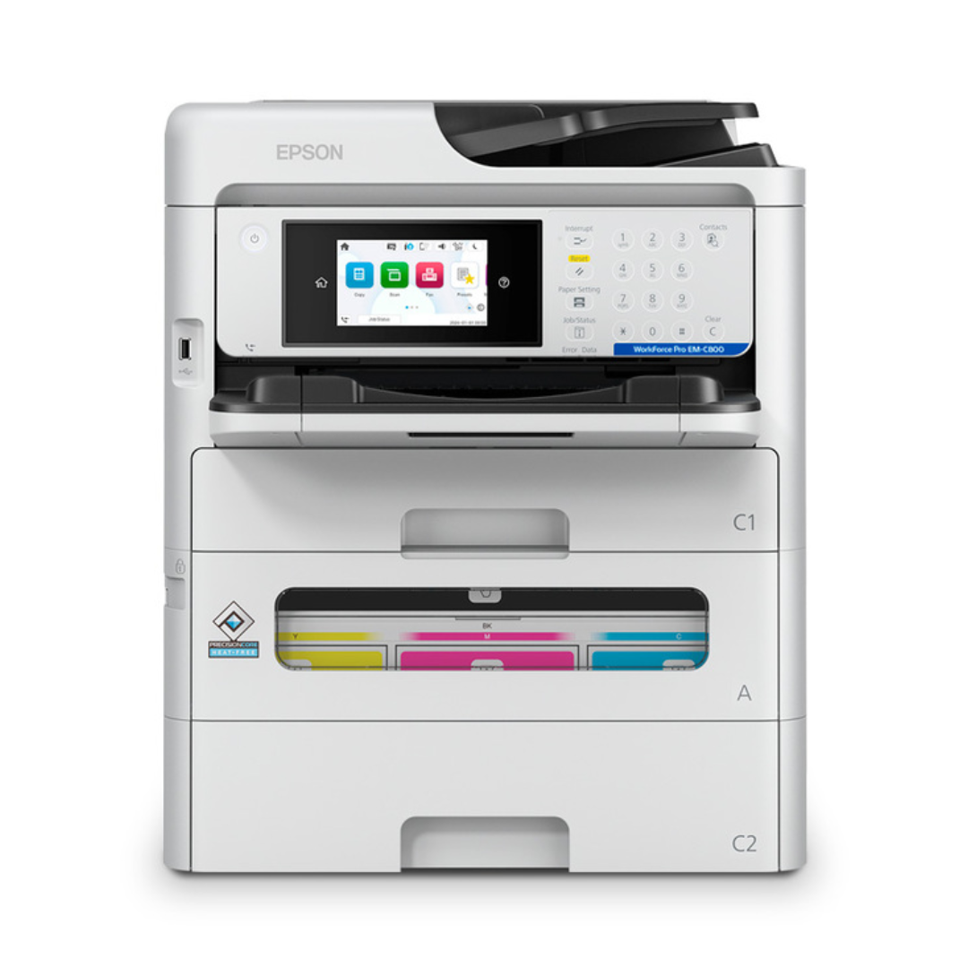 Epson WorkForce Pro EM-C800 | A4 Colour MFP - with Full Set of Inks and Installation